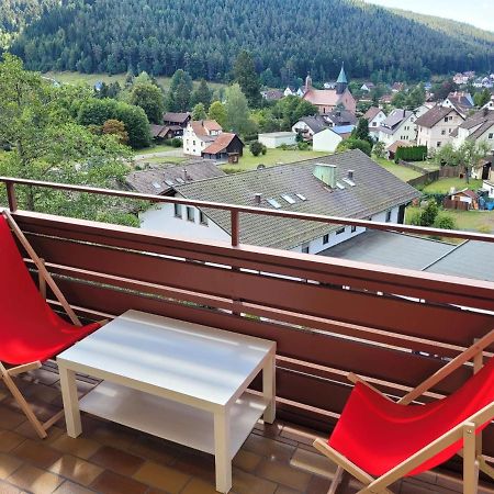 Wohlfuehloase Im Schwarzwald Mit Panoramablick Apartment Enzklosterle Exterior photo